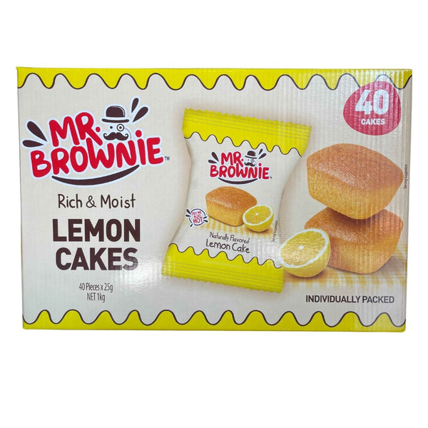 Mr. Brownie ミスターブラウニー リッチ&モイスト レモンケーキ40個入り - ナショナルマート通販